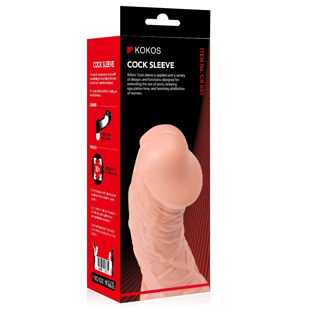 Kokos Cock Sleeve CS 001 L - Настоящая насадка на член