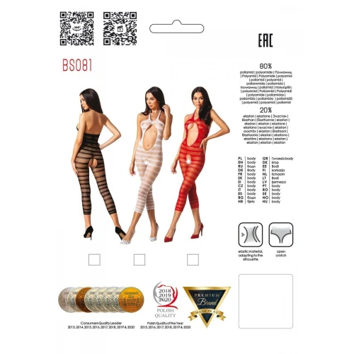 Бодистокинг Passion BS081 black