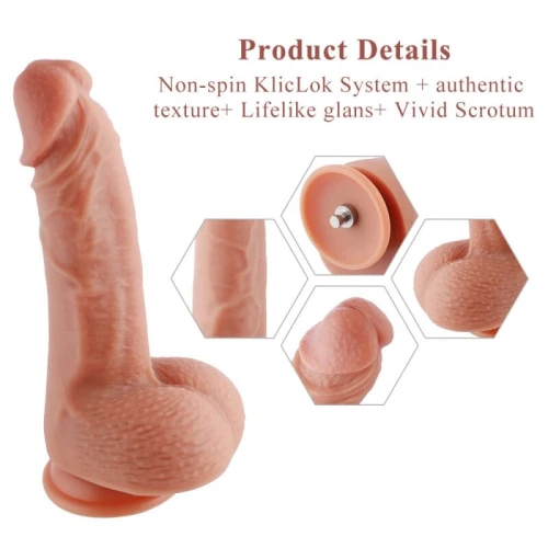 Hismith 8.3" Flesh Dildo - Силиконовый дилдо
