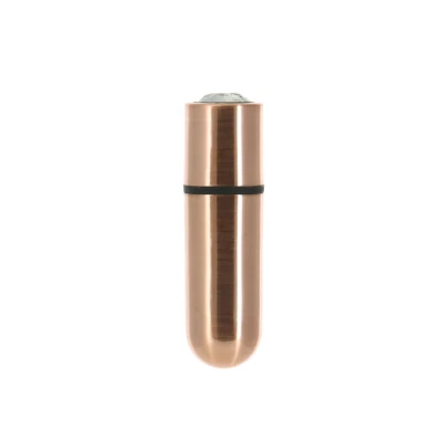PowerBullet - First-Class Bullet 2.5" with Key Chain Pouch, Rose Gold - Вибропуля 