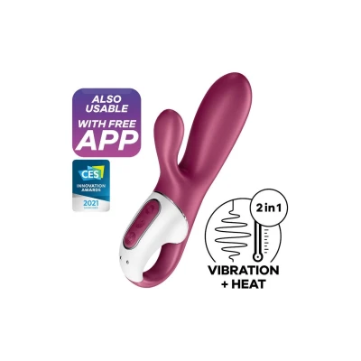 Satisfyer Hot Bunny - Вибратор-зайчик с подогревом