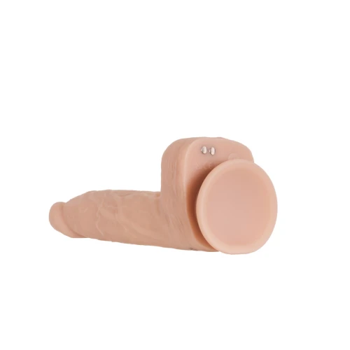 На фото фалоимитатор с пульсацией Addiction Naked Addiction 8.5” Thruster - Vanilla