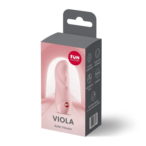 На фото вібратор Fun Factory Viola Soft Pink