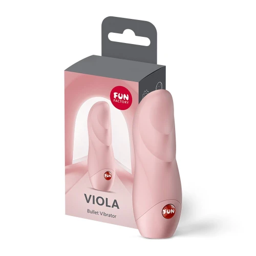 На фото вібратор Fun Factory Viola Soft Pink