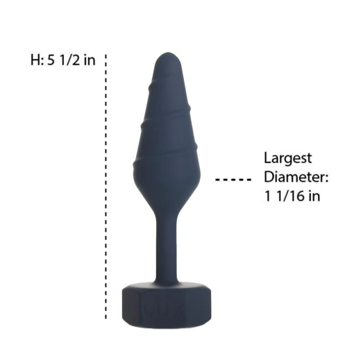 На фото анальная пробка Lux Active Twist Plug Small Blue