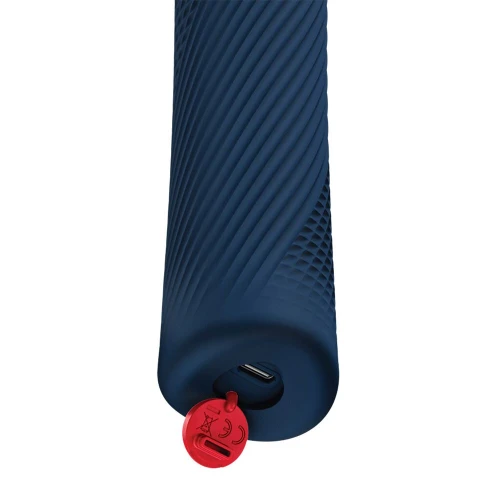 На фото вибромассажер Fun Factory VIM Vibrating Wand Nightblue, супермощный и легкий, до 6 часов работы