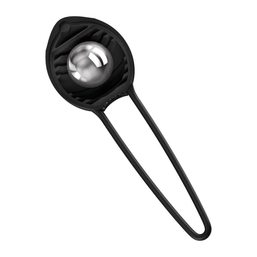 На фото вагинальный шарик Fun Factory SMARTBALL UNO Black, одинарный, диаметр 3,6 см