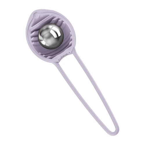 На фото вагинальный шарик Fun Factory SMARTBALL UNO Purple, одинарный, диаметр 3,6 см