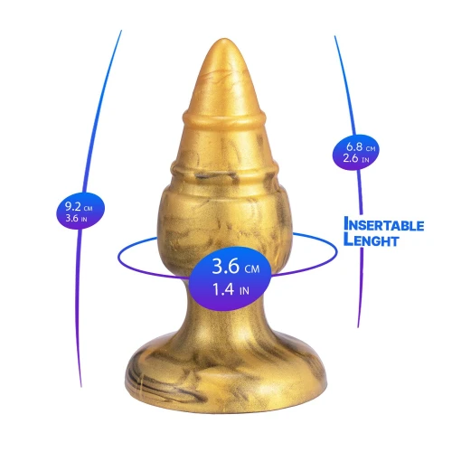 На фото анальная пробка SilexD Fantasy – Goldy M Plug