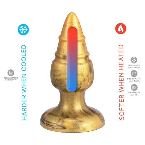 На фото анальная пробка SilexD Fantasy – Goldy M Plug