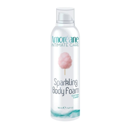 На фото массажная пена Amoreane Sparkling Body Foam Cotton Candy (150 мл)