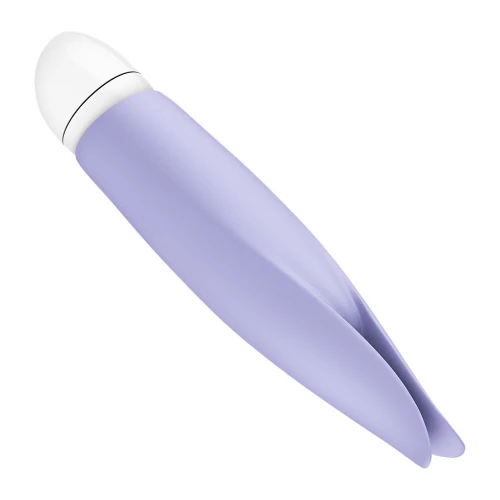 На фото вибратор с лепестками Fun Factory VOLITA purple, компактный, очень тихий, на батарейках