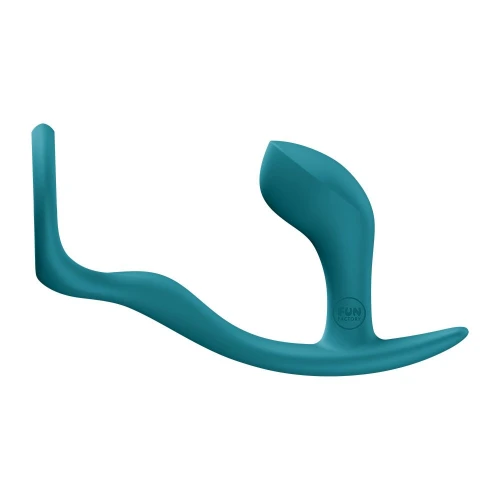 На фото анальная пробка с эрекционным кольцом Fun Factory BOOTIE RING Bottle Green