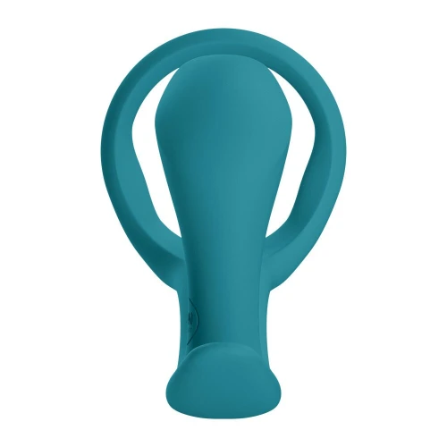 На фото анальная пробка с эрекционным кольцом Fun Factory BOOTIE RING Bottle Green