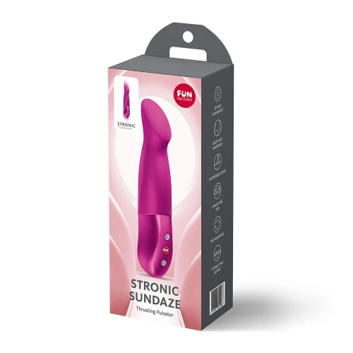 На фото вибратор-пульсатор Fun Factory STRONIC SUNDAZE Magenta