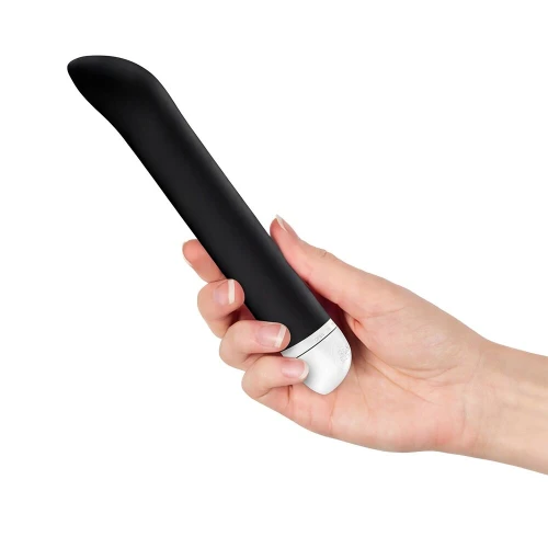 На фото вібратор для точки G Fun Factory JOUPIE Black, діаметр 2,5 см, на батарейках