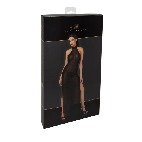 На фото платье Noir Handmade F372 Onyx Twin-slit Long dress L