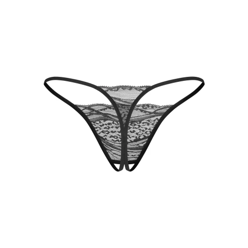 На фото набор трусиков Obsessive Bianca 2-pack crotchless thong 2XL/3XL