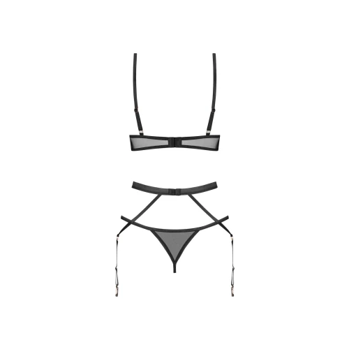 На фото комплект Obsessive Euridia 3-pcs set XL/2XL