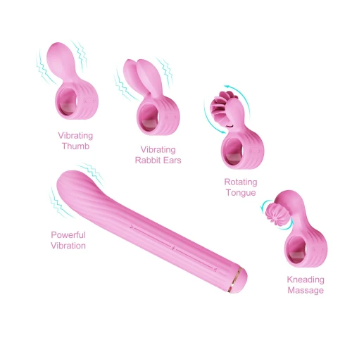 На фото розовый вибратор Otouch Magic Stick S1 Plus - Pink