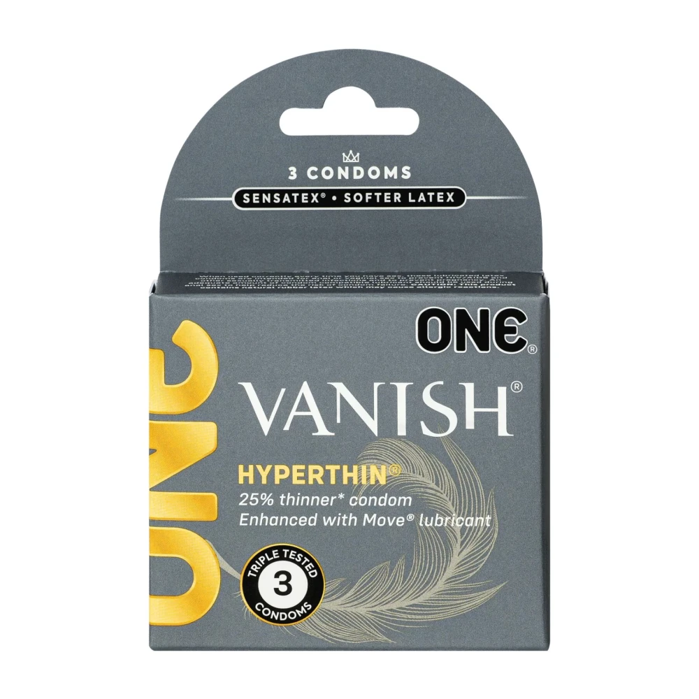 Ультратонкие презервативы ONE Vanish Hyperthin
