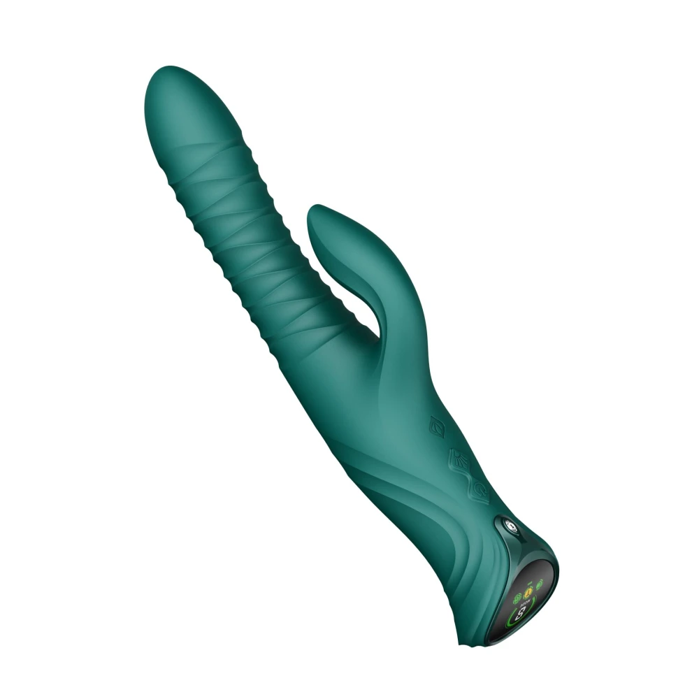 Смарт пульсатор‑кролик Zalo Mose 2 Turquoise Green