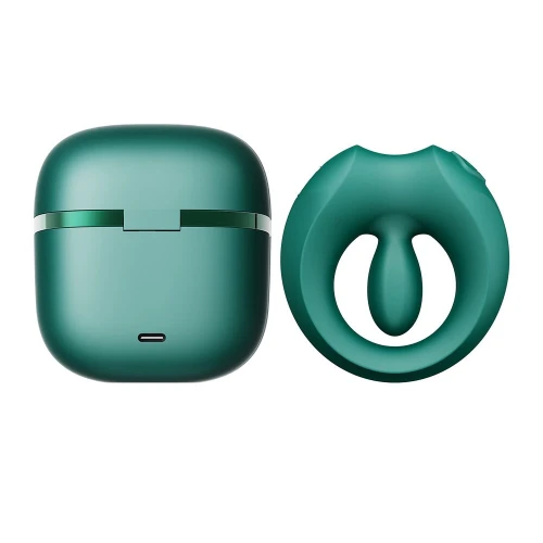 На фото ерекційне кільце Zalo Apis Turquoise Green 