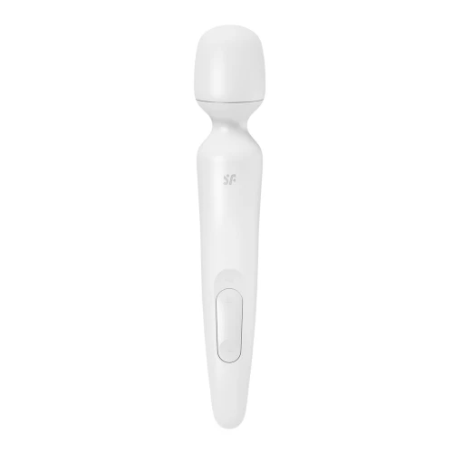 На фото вибромассажер Satisfyer Wand-erland (White/Rosegold)
