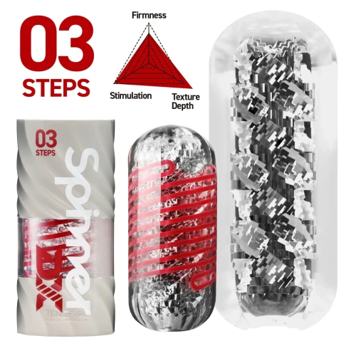 На фото мастурбатор Tenga Spinner DX 03 Steps