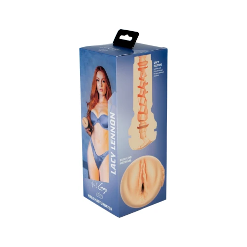 На фото реалістичний мастурбатор Kiiroo Feel Lacy Lennon PBC, сумісний з PowerBlow и Keon 