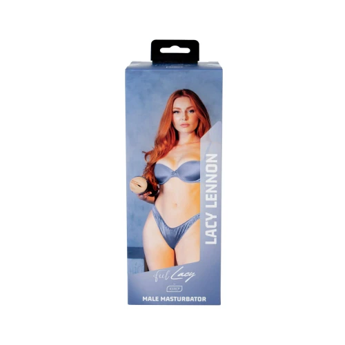 На фото реалістичний мастурбатор Kiiroo Feel Lacy Lennon PBC, сумісний з PowerBlow и Keon 