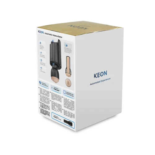 На фото интерактивная секс-машина для мужчин Kiiroo Keon Wi-Fi Combo Set с мастурбатором