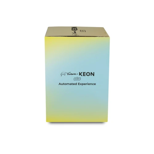 На фото інтерактивна секс-машина для чоловіків Kiiroo Keon Wi-Fi Combo Set з мастурбатором Feel Victoria 