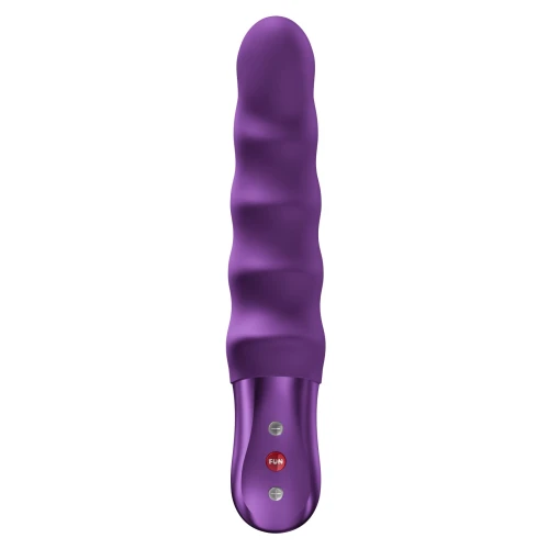 На фото пульсатор Fun Factory Stronic Surf Dark Violet, 10 режимів роботи, перезаряджуваний 