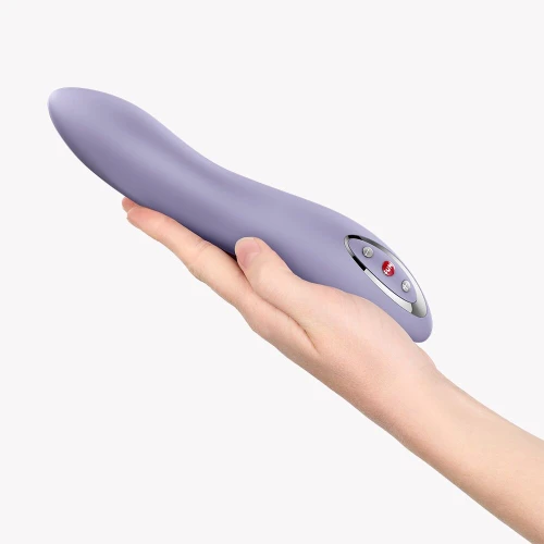 На фото пульсатор Fun Factory Stronic Flow Light Violet, 8 режимів роботи, перезаряджува