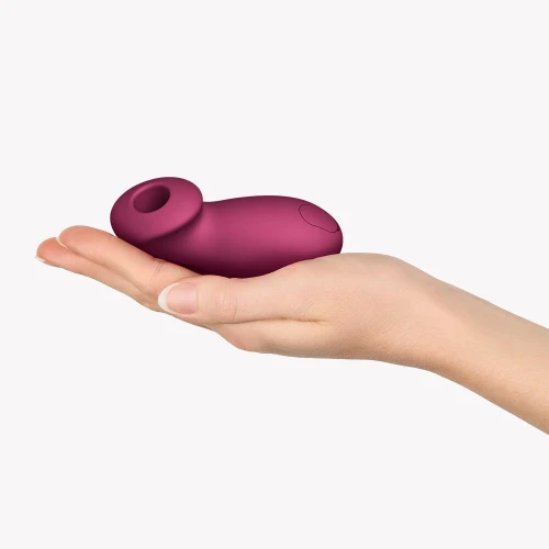 На фото вакуумний стимулятор Fun Factory Desire Wine Red, 11 режимів роботи, перезаряджуваний 