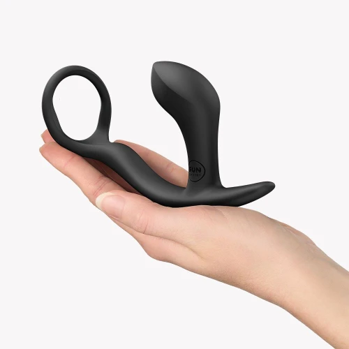 На фото анальная пробка с эрекционным кольцом Fun Factory BOOTIE RING Bl