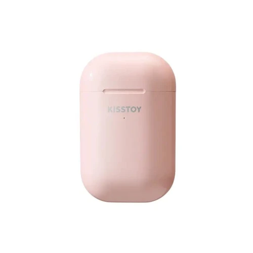 На фото розовый комплект вибраторов на палец с электростимуляцией KISSTOY Viva Pods, бокс зарядный