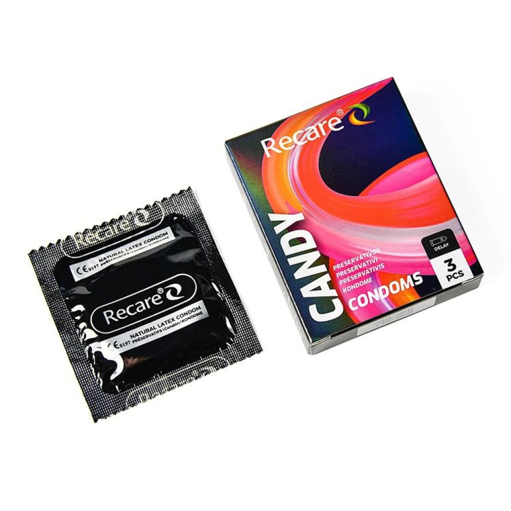 Презервативы Holographic Recare Delay Candy Condoms