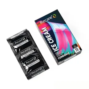 Презервативи Holographic Recare Ice Cream 12 шт,