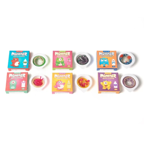 На фото насадка на член Recare Pink Monster Spike Condom (презерватив с шариками и уси