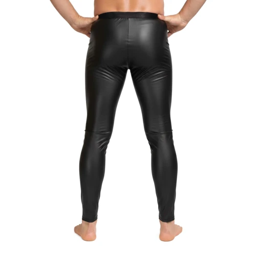 На фото чоловічі легінси Art of Sex - Matthias, колір чорний з матовим ефектом, розмір М