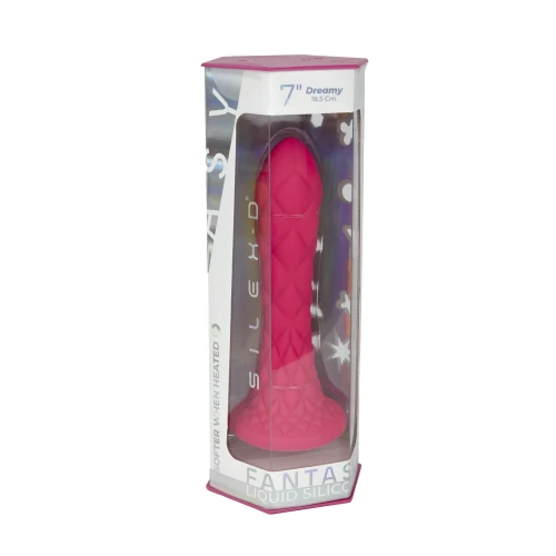 На фото фаллоимитатор SilexD Fantasy Liquid Silicone Dreamy 7in Pink