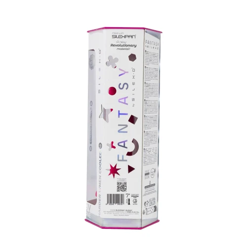 На фото фаллоимитатор SilexD Fantasy Liquid Silicone Dreamy 7in Pink