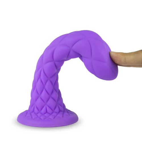 На фото фаллоимитатор SilexD Fantasy Liquid Silicone Dreamy 7in Purple