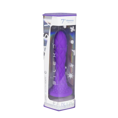 На фото фаллоимитатор SilexD Fantasy Liquid Silicone Dreamy 7in Purple