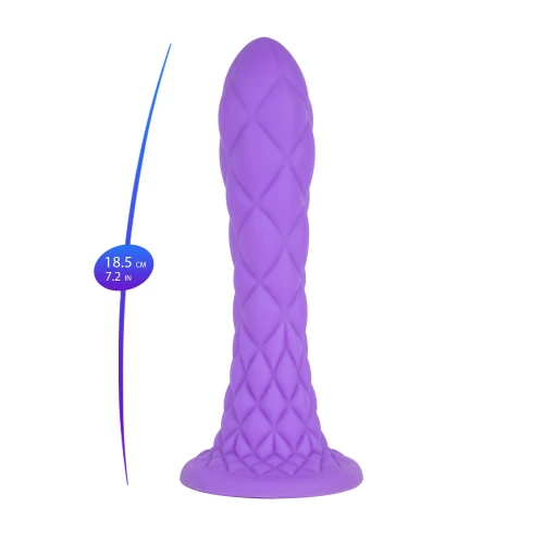 На фото фаллоимитатор SilexD Fantasy Liquid Silicone Dreamy 7in Purple