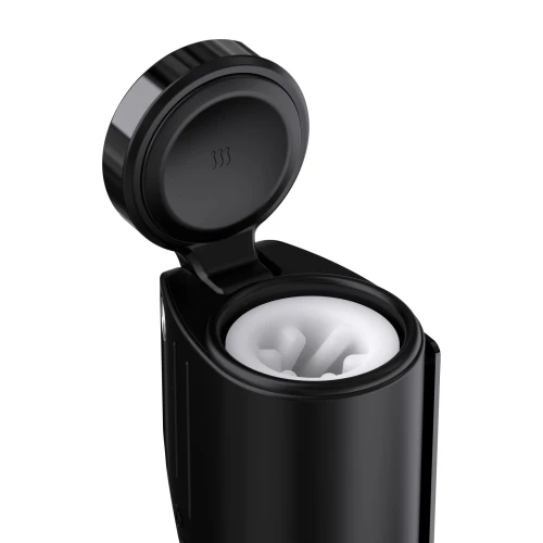 На фото смарт-мастурбатор Kaotik Labs The Shotty, режим edging, вибрация, вращение и имитация фрикций