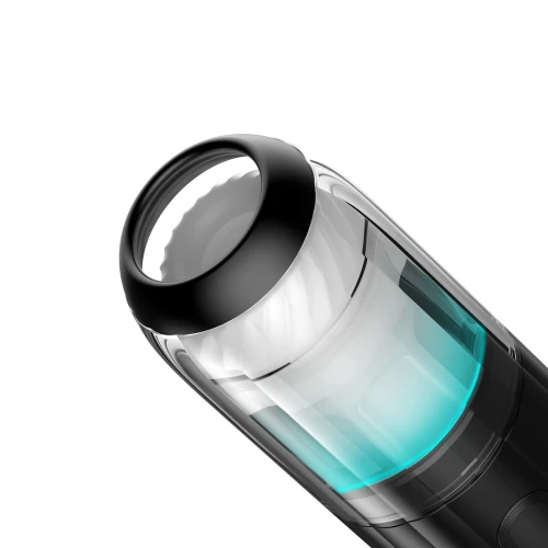 На фото смарт-мастурбатор Kaotik Labs The Shockwave, режим edging, имитация фрикций