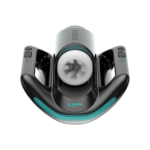 На фото смарт-мастурбатор Kaotik Labs The Jetpack, режим edging, очень мощный, имитация фрикций